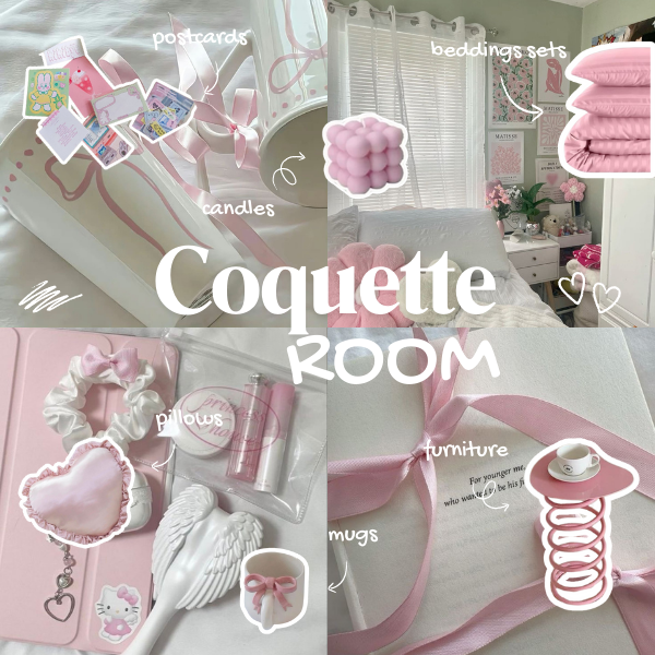 Coquette Room Decor: Romantic Aesthetic Floral Patterns – The Feelz