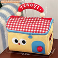 Whimsical house design cosmetic case for travel, gifting, or daily use with waterproof nylon and roomy compartments