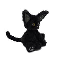 Curly Black Cat Plush – Soft & Huggable Pillow Toy