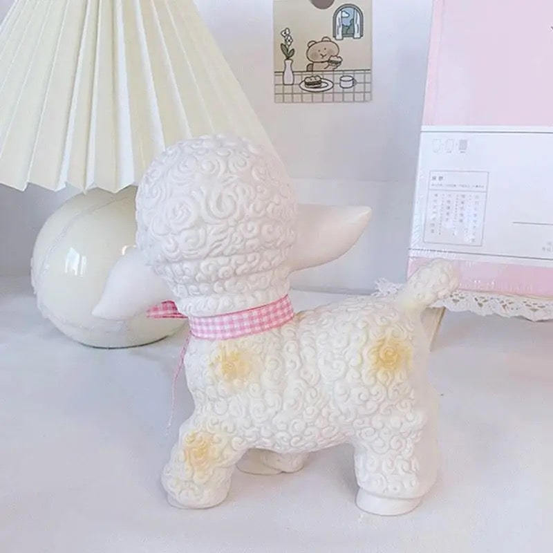 Christmas Decor Sheep Figurine – Classic Animal Model for Holiday Styling