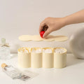 Cosmetic brush holder box with dopamine style for vanity or dorm desk setup