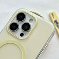 Stylish green apple phone cover for iPhone 16 Pro