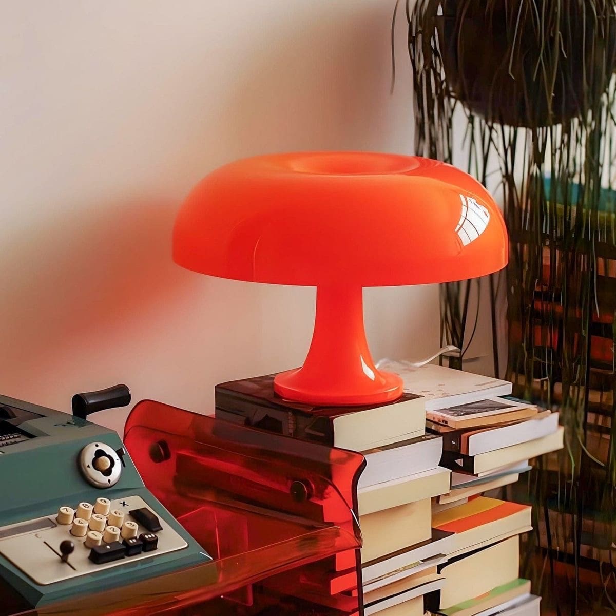 Danish designer mushroom lamp for bedroom