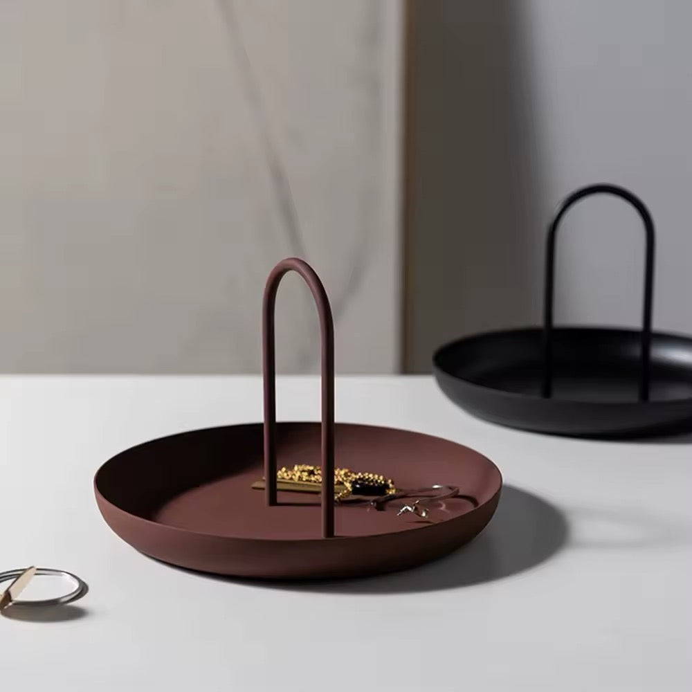 Top-down shot displaying the tray's spacious surface area for organizing essentials.