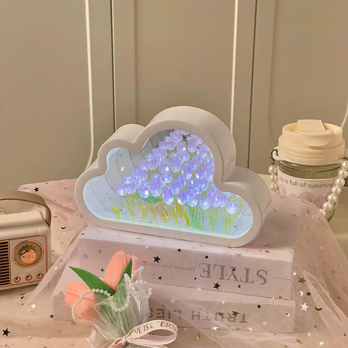 Flower sea LED table lamp for decorative lighting