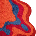 Cool rug with psychedelic patterns, perfect as a housewarming gift