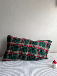 Plaid Christmas Pillowcase