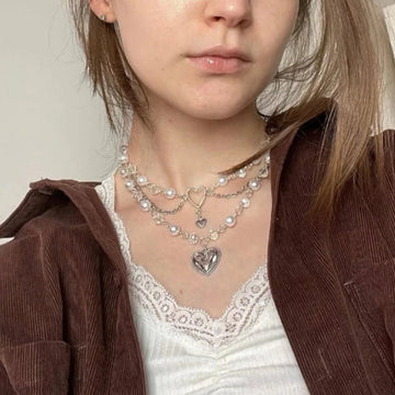 Handmade fairy core necklace with Star of Sirius pendant