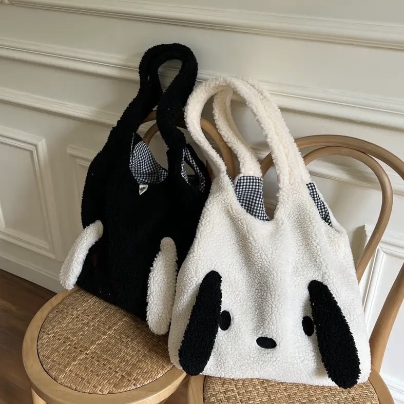 Kawaii Handbags Lambwool Shoulder Bag
