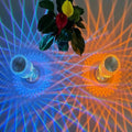 Rechargeable RGB LED lamp with touch control and remote