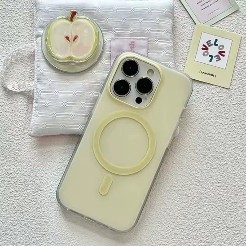 Magnetic apple phone case for iPhone 15 Pro Max