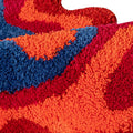 Funky retro tufted rug that adds personality to any room