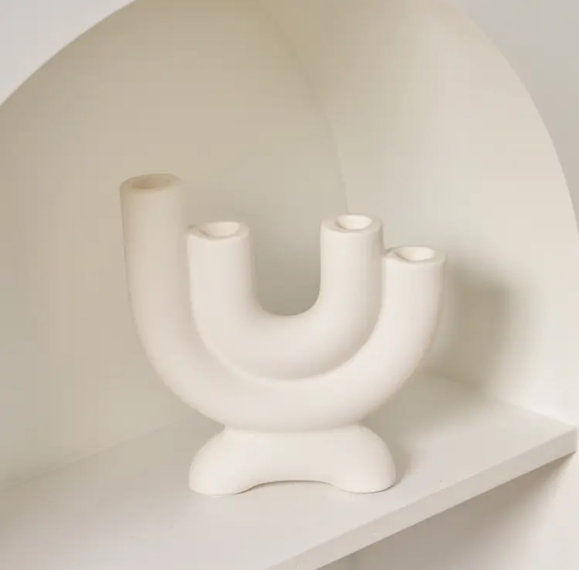 Christmas gift ceramic candlestick for mom