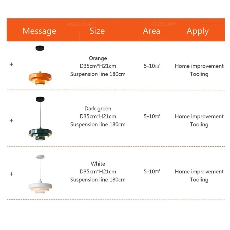 Retro modern ceiling light for restaurants and home