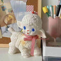 Retro Rubber Sheep Ornament – Classic Animal Figurine for Home Decor