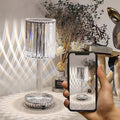 Crystal lamp with USB charging and remote control