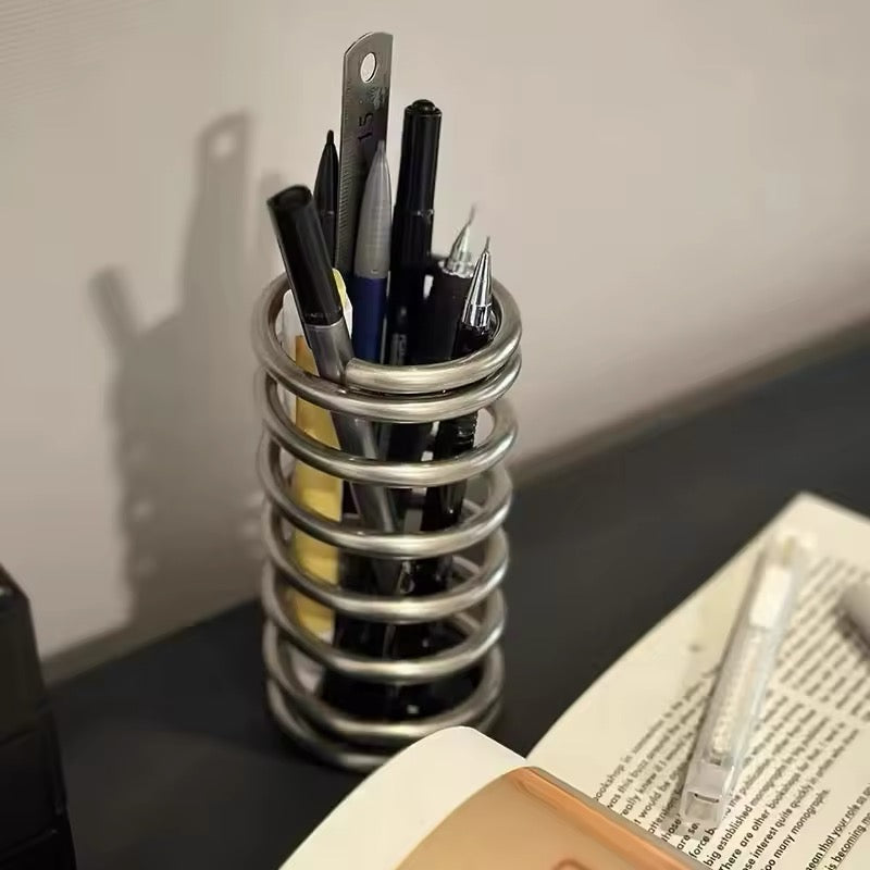 Holder placed in a Y2K-themed bathroom setting with retro decor elements