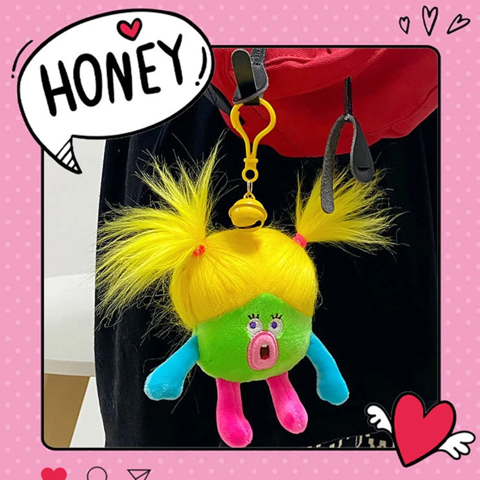 Multicolored Soft Stuffed Plush Doll for Kids