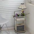 Modern Japandi stainless furniture rack