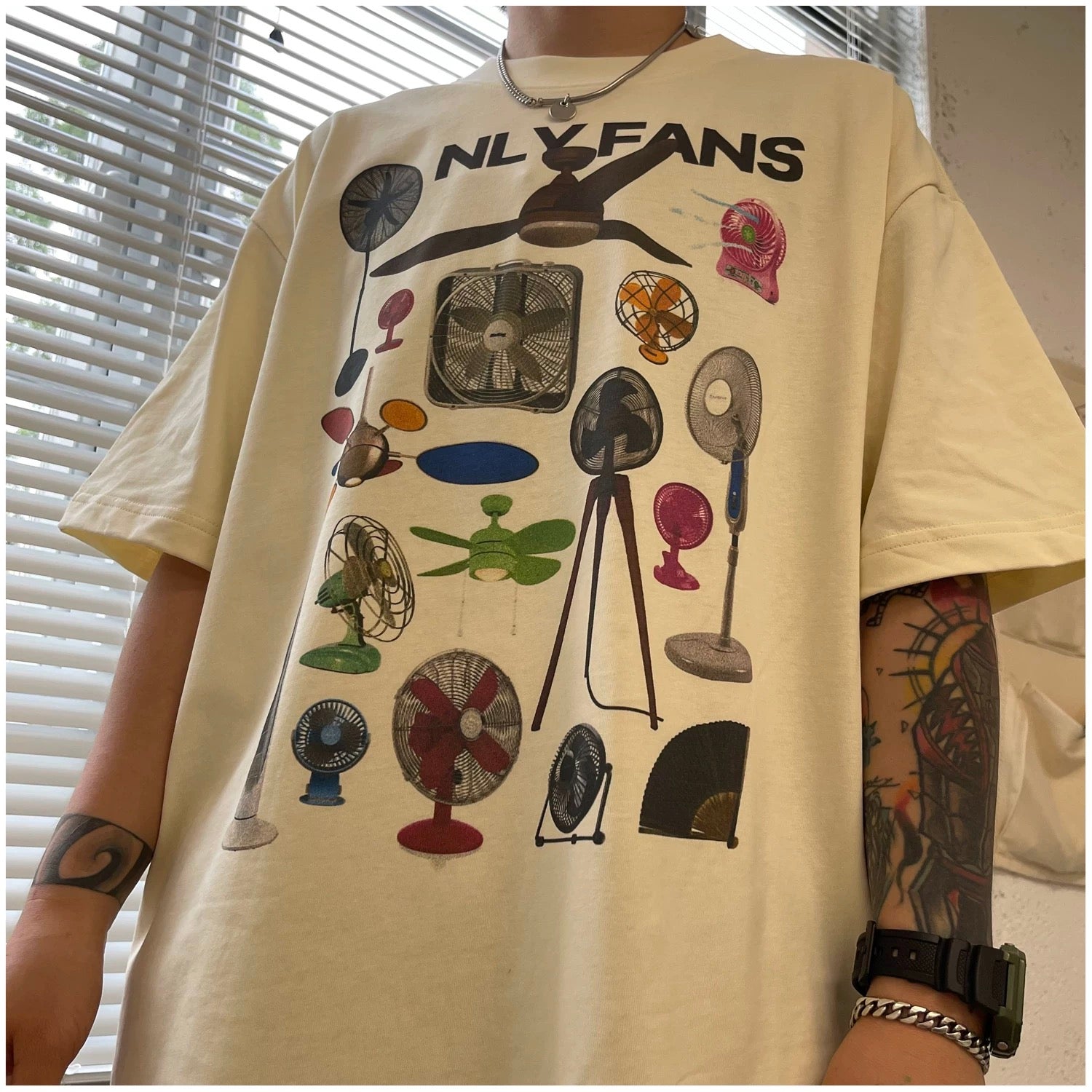 Comfort Colors graphic tee with OnlyFans design